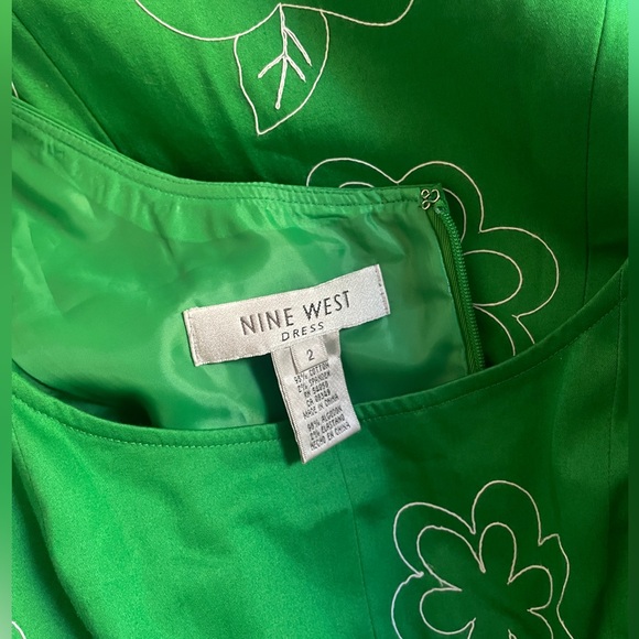 90s Vintage Nine West Mini Dress size 2 - Picture 2 of 4
